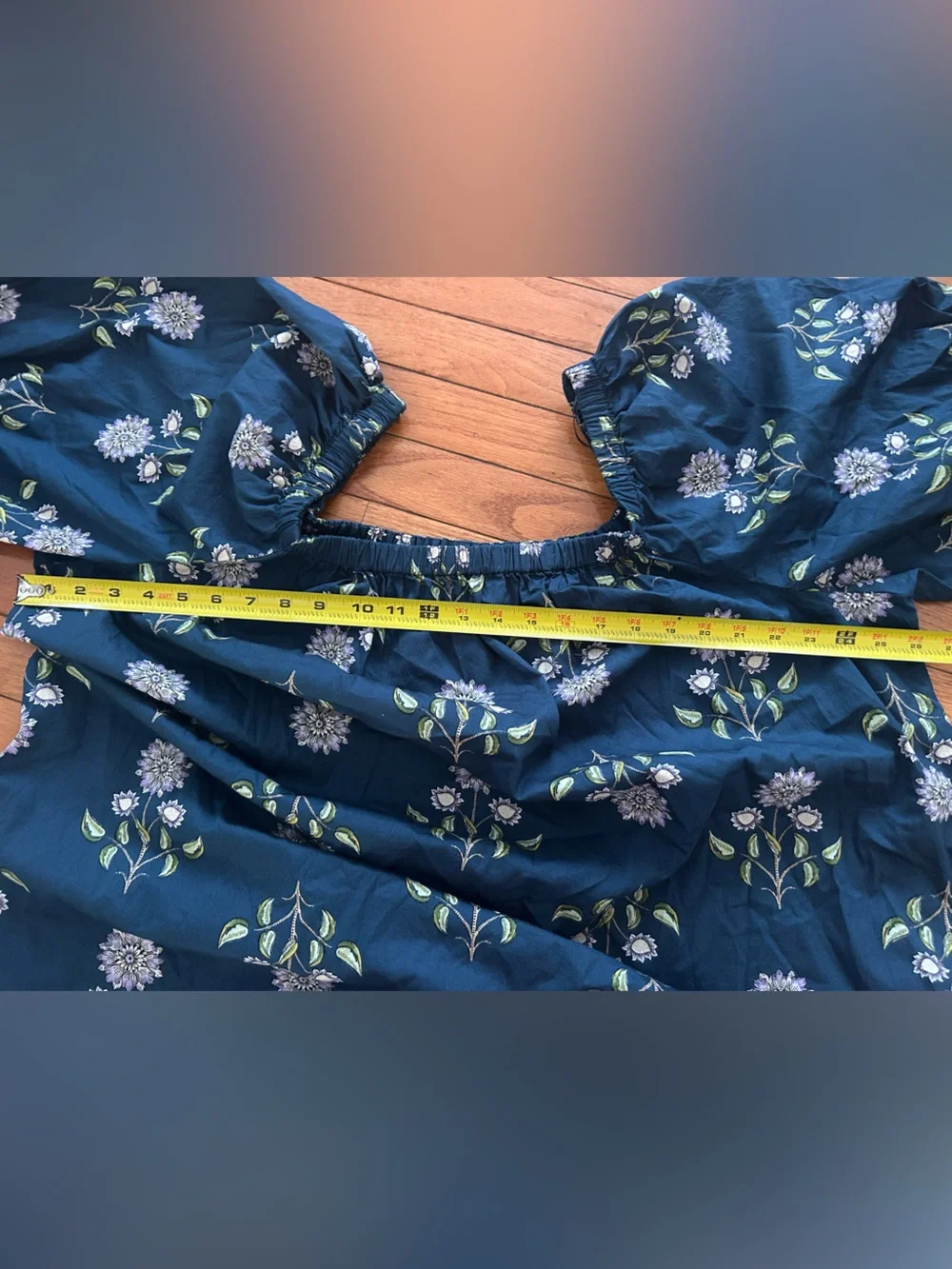 Old Navy Floral Off-Shoulder Mini Swing Dress Pockets XL